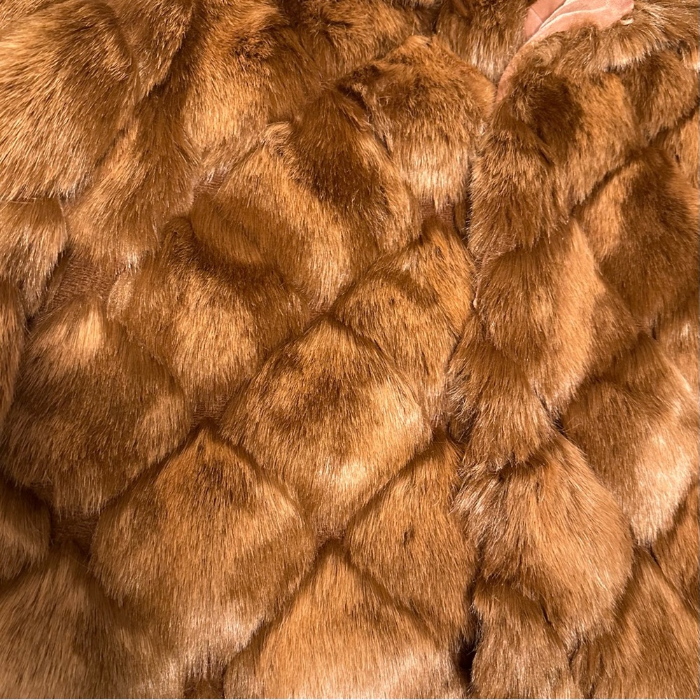 Quilted faux fur coat - Picture 5 of 5